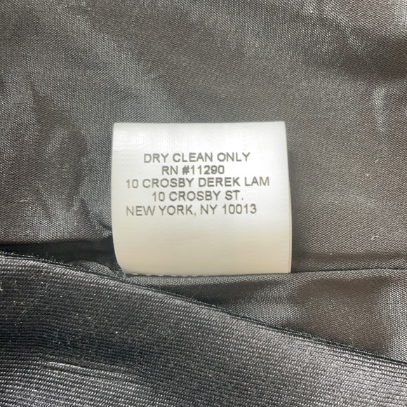 10 Crosby Derek Lam Denim Tweed Skirt w Black Trim - Picture 5 of 5